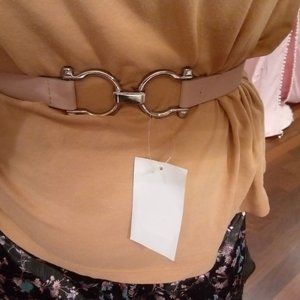 IP Blue belt pink color S/M new with tag